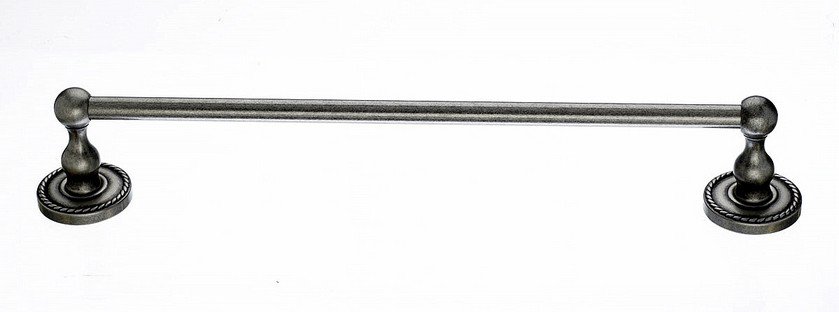 Ed6Apf 18" Single Towel Bar With Rope Detail In Antique Bronze-DirectSinks