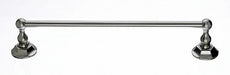 Ed6Bsnb 18" Single Towel Bar With Hex Detail In Brushed Satin Nickel-DirectSinks