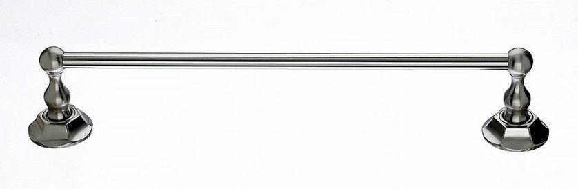 Ed6Bsnb 18" Single Towel Bar With Hex Detail In Brushed Satin Nickel-DirectSinks