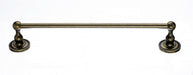Ed6Gbza 18" Single Towel Bar With Beaded Detail In German Bronze-DirectSinks