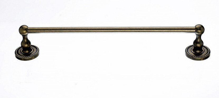 Ed6Gbzf 18" Single Towel Bar With Rope Detail In German Bronze-DirectSinks