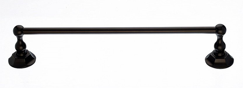 Ed6Orbb 18" Single Towel Bar With Hex Detail In Oil Rubbed Bronze-DirectSinks