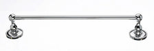 Ed6Pca 18" Single Towel Bar With Beaded Detail In Polished Chrome-DirectSinks