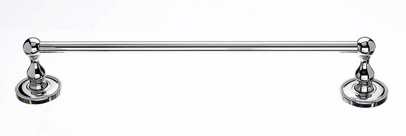 Ed6Pca 18" Single Towel Bar With Beaded Detail In Polished Chrome-DirectSinks