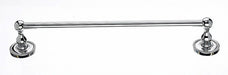 Ed6Pcf 18" Single Towel Bar With Rope Detail In Polished Chrome-DirectSinks