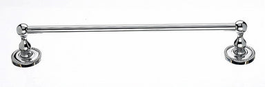 Ed6Pcf 18" Single Towel Bar With Rope Detail In Polished Chrome-DirectSinks