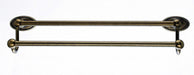 Ed7Gbzc 18" Double Towel Bar With Oval Backplate In German Bronze-DirectSinks