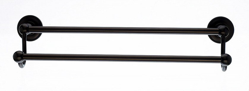 Ed7Orba 18" Double Towel Bar With Beaded Detail In Oil Rubbed Bronze-DirectSinks