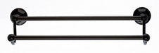 Ed7Orbb 18" Double Towel Bar With Hex Detail In Oil Rubbed Bronze-DirectSinks