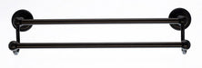 Ed7Orbf 18" Double Towel Bar With Rope Detail In Oil Rubbed Bronze-DirectSinks