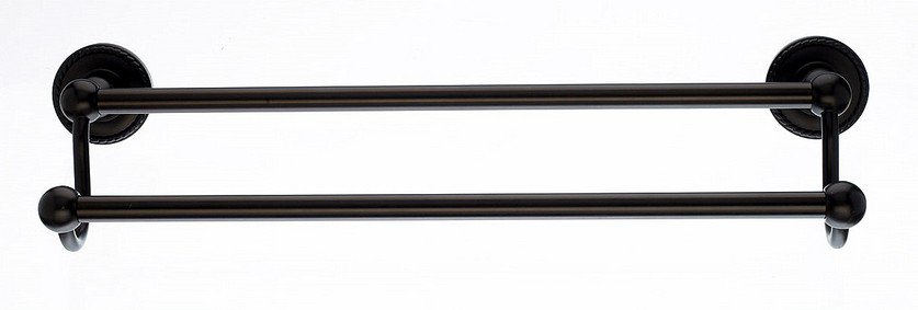 Ed7Orbf 18" Double Towel Bar With Rope Detail In Oil Rubbed Bronze-DirectSinks