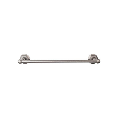 Top Knobs Edwardian Single Bath Towel Bar - Hex Backplate-DirectSinks