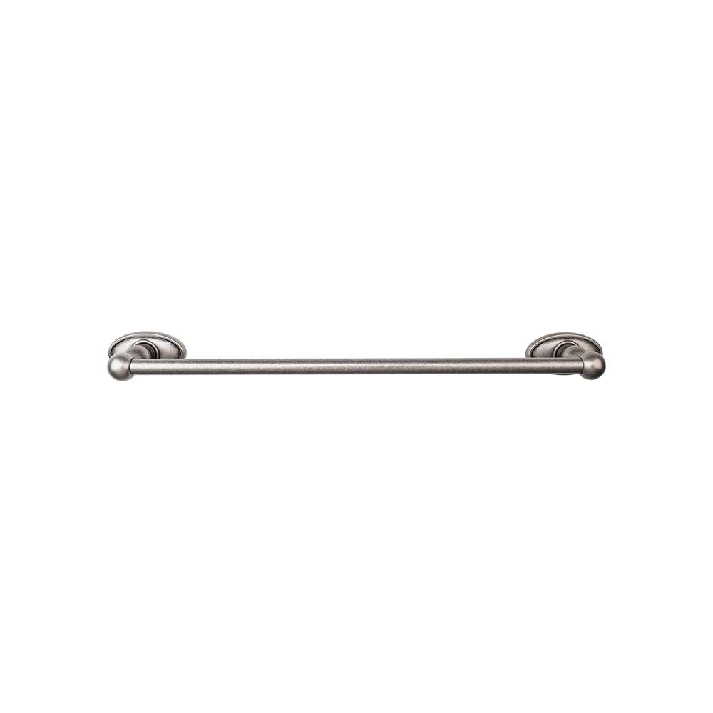 Top Knobs Edwardian Single Bath Towel Bar - Oval Backplate-DirectSinks