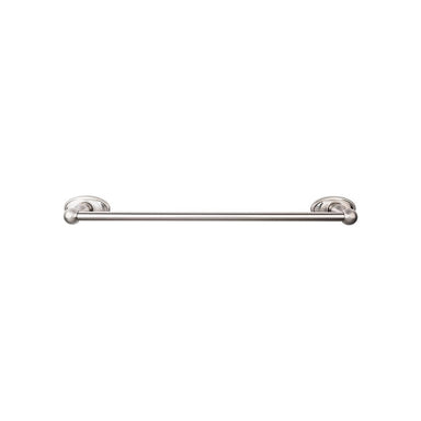 Top Knobs Edwardian Single Bath Towel Bar - Oval Backplate-DirectSinks