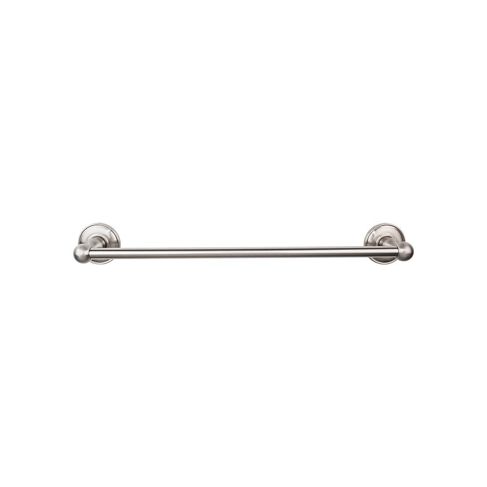 Top Knobs Edwardian Single Bath Towel Bar - Plain Backplate-DirectSinks