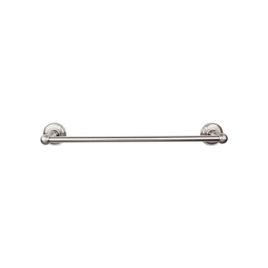 Top Knobs Edwardian Single Bath Towel Bar - Plain Backplate-DirectSinks