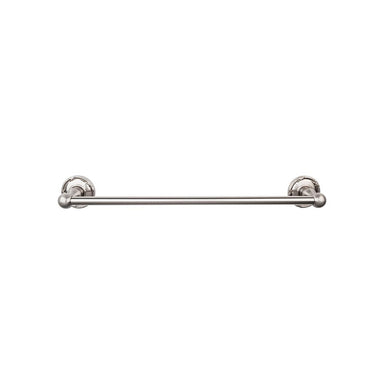 Top Knobs Edwardian Single Bath Towel Bar - Ribbon Backplate-DirectSinks
