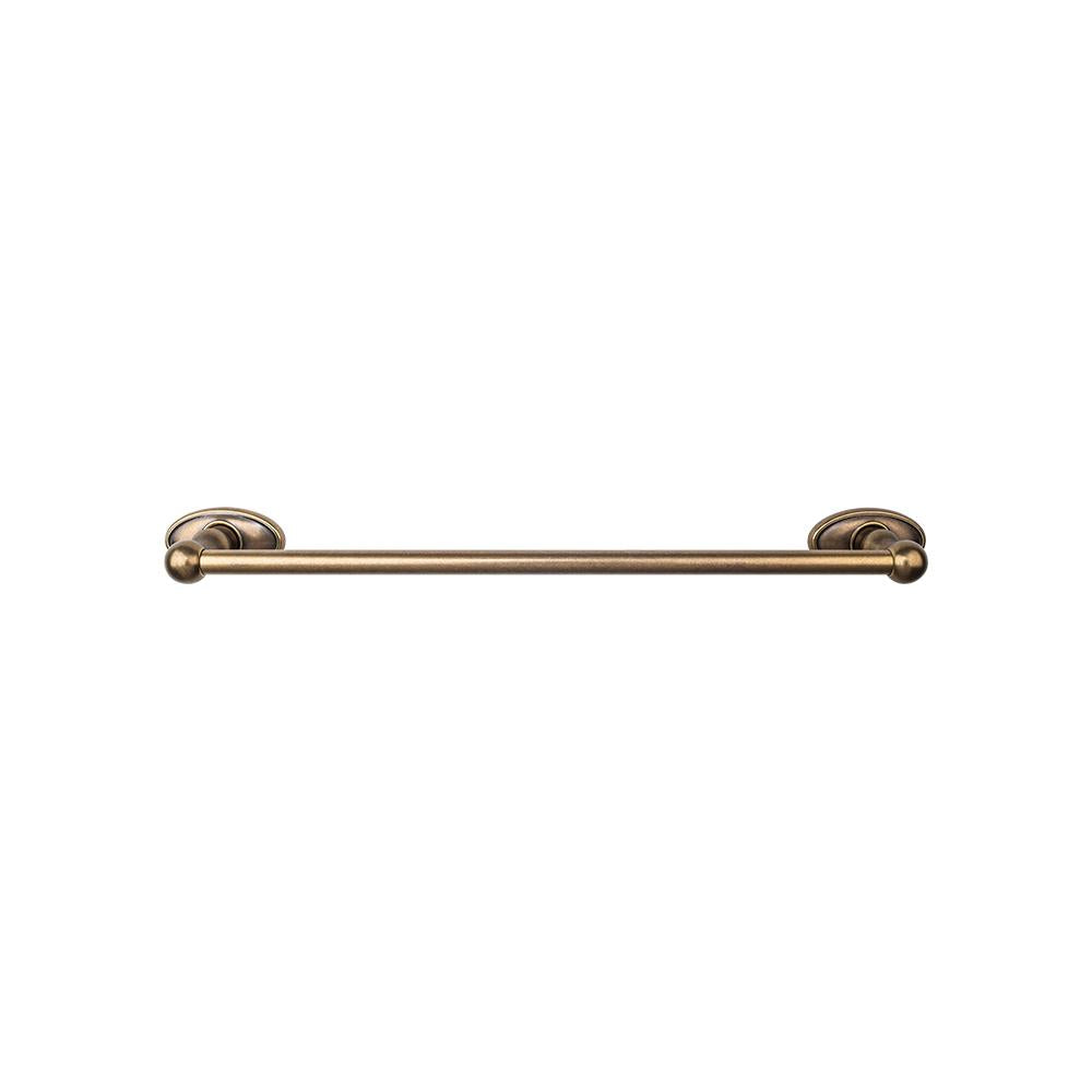Top Knobs Edwardian Single Bath Towel Bar - Oval Backplate-DirectSinks