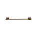 Top Knobs Edwardian Single Bath Towel Bar - Plain Backplate-DirectSinks