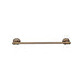 Top Knobs Edwardian Single Bath Towel Bar - Ribbon Backplate-DirectSinks