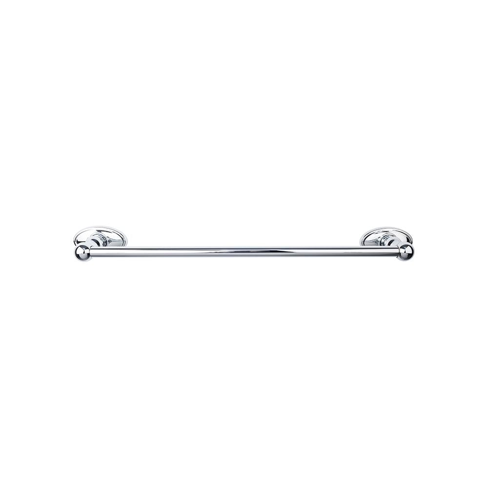 Top Knobs Edwardian Single Bath Towel Bar - Oval Backplate-DirectSinks