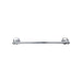 Top Knobs Edwardian Single Bath Towel Bar - Plain Backplate-DirectSinks