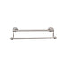 Top Knobs Edwardian Double Bath Towel Bar - Beaded Backplate-DirectSinks