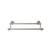 Top Knobs Edwardian Double Bath Towel Bar - Hex Backplate-DirectSinks