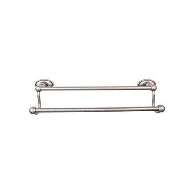 Top Knobs Edwardian Double Bath Towel Bar - Oval Backplate-DirectSinks