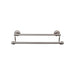 Top Knobs Edwardian Double Bath Towel Bar - Plain Backplate-DirectSinks
