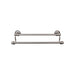 Top Knobs Edwardian Double Bath Towel Bar - Ribbon Backplate-DirectSinks