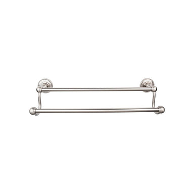 Top Knobs Edwardian Double Bath Towel Bar - Beaded Backplate-DirectSinks