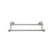 Top Knobs Edwardian Double Bath Towel Bar - Ribbon Backplate-DirectSinks