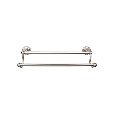 Top Knobs Edwardian Double Bath Towel Bar - Rope Backplate-DirectSinks