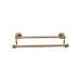 Top Knobs Edwardian Double Bath Towel Bar - Beaded Backplate-DirectSinks