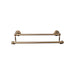 Top Knobs Edwardian Double Bath Towel Bar - Hex Backplate-DirectSinks