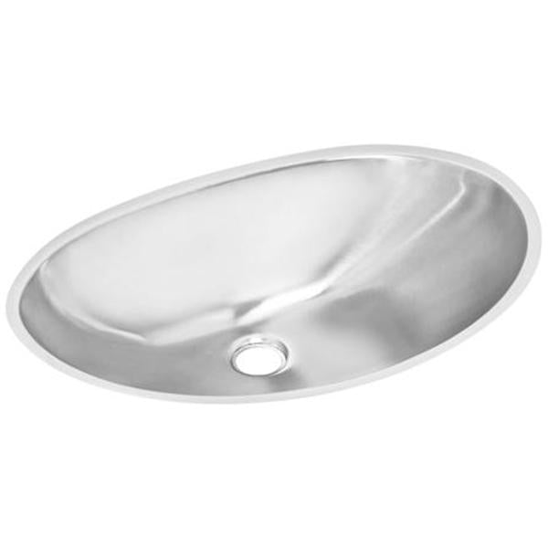 Elkay Asana Stainless Steel 19-1/2" x 13-5/16" x 6-1/4" Single Bowl Undermount Bathroom Sink