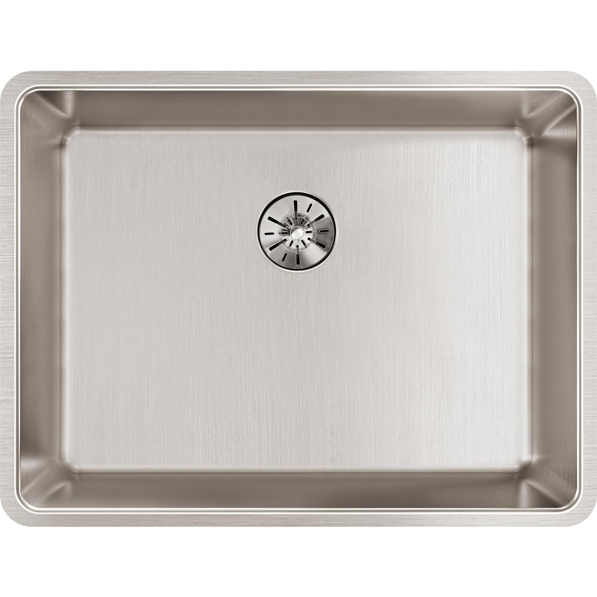 Elkay Lustertone Iconix Stainless Steel 23-1/2" x 18-1/4" x 9" Single Bowl Undermount Sink with Perfect Drain