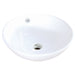 Kingston Brass Perfection White China Vessel Bathroom Sink with Overflow Hole-Bathroom Sinks-Free Shipping-Directsinks.