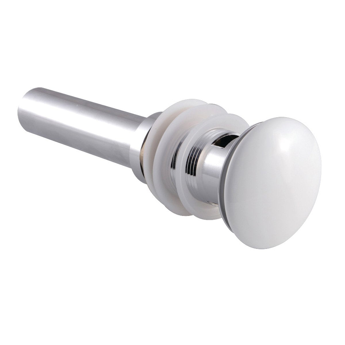 Kingston Brass Push Pop-Up Drain with Overflow Hole