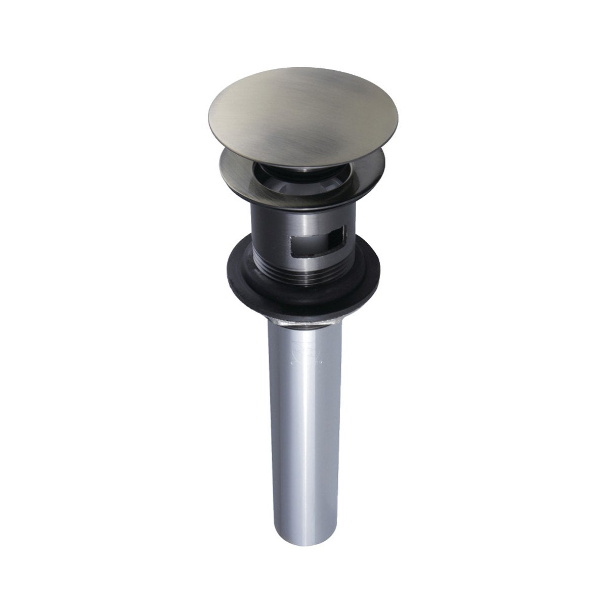 Kingston Brass Push Pop-Up Drain with Overflow Hole