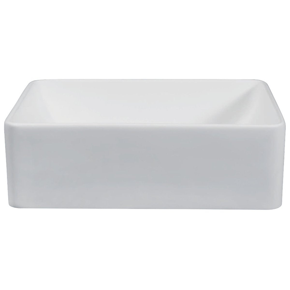Kingston Brass Fauceture Solid Surface Matte Stone Single-Bowl Bathroom Sink