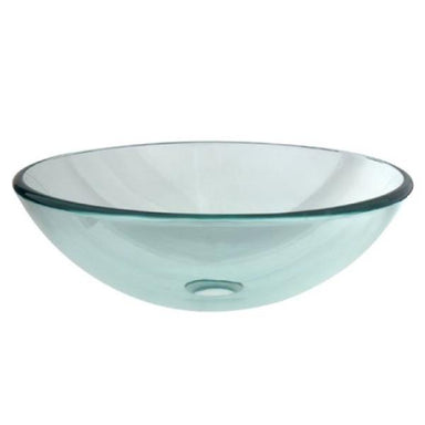Kingston Brass Templeton Crystal Glass Vessel Bathroom Sink without Overflow Hole-Bathroom Sinks-Free Shipping-Directsinks.