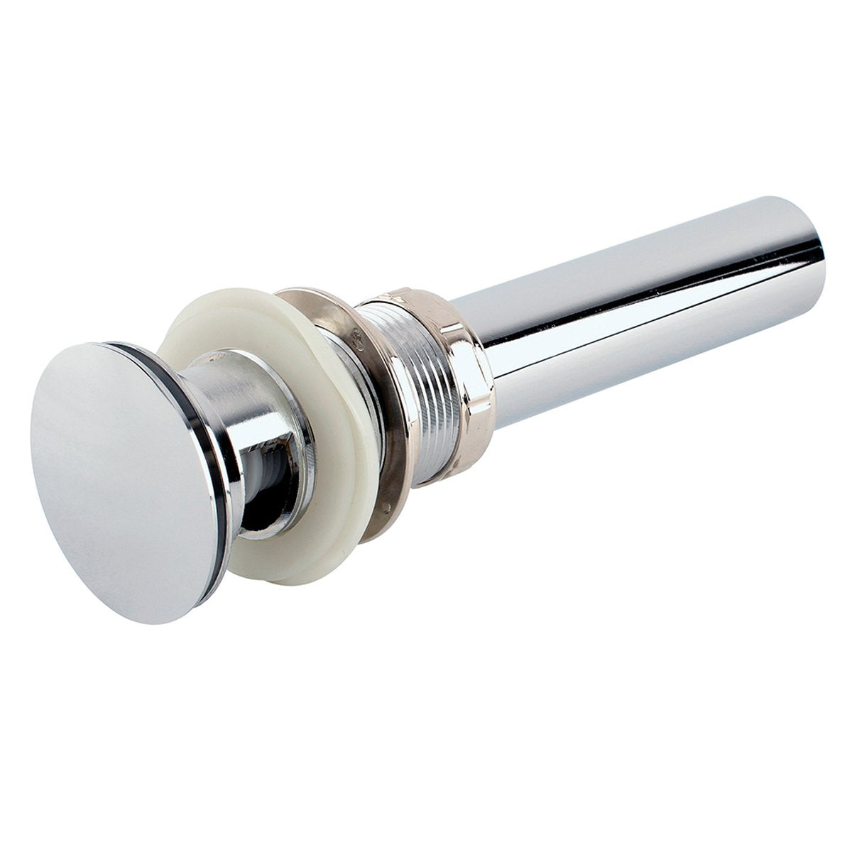 Kingston Brass Fauceture EVW6001 Push Pop-up Drain with Overflow in Chrome-Bathroom Accessories-Free Shipping-Directsinks.