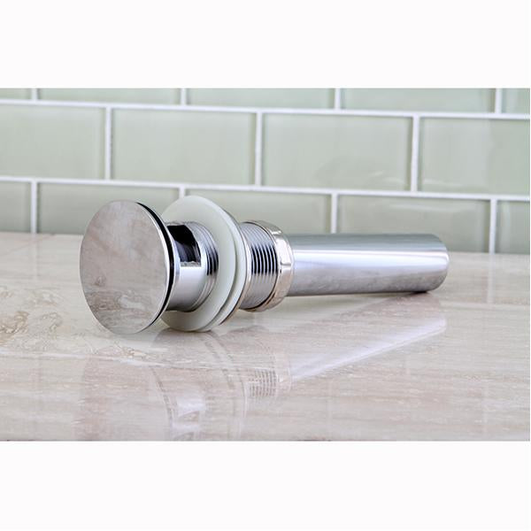 Kingston Brass Fauceture EVW6001 Push Pop-up Drain with Overflow in Chrome-Bathroom Accessories-Free Shipping-Directsinks.