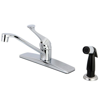 Kingston Brass FB0572 8-Inch Centerset Kitchen Faucet in Polished Chrome-Kitchen Faucets-Free Shipping-Directsinks.