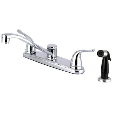 Kingston Brass Yosemite FB2271YL 8-Inch Centerset Kitchen Faucet in Polished Chrome-Kitchen Faucets-Free Shipping-Directsinks.