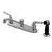 Kingston Brass FB272SN 8-Inch Centerset Kitchen Faucet in Satin Nickel-Kitchen Faucets-Free Shipping-Directsinks.