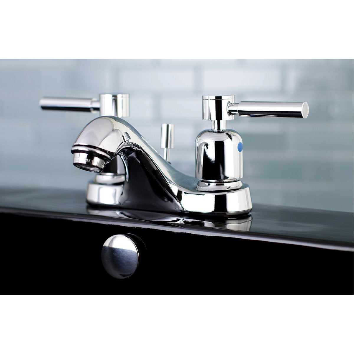 Kingston Brass Concord 3-Hole 4-Inch Centerset Bathroom Faucet