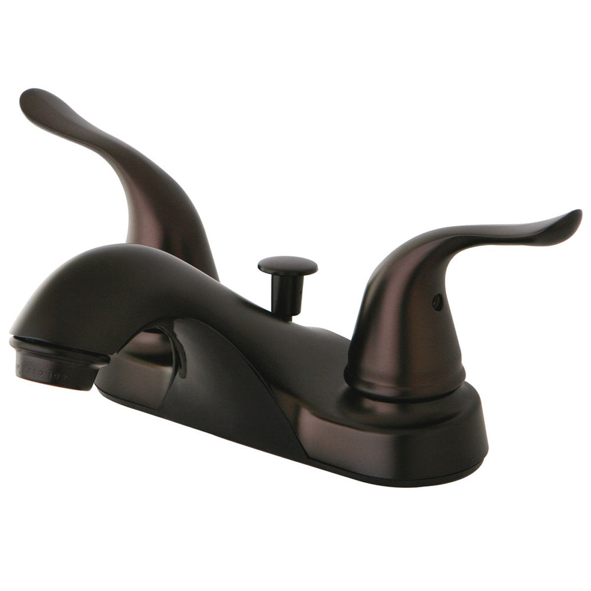 Kingston Brass Yosemite 4-Inch Centerset Two Handle Lavatory Faucet with Pop-up Drain-Bathroom Faucets-Free Shipping-Directsinks.
